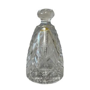 Vintage Waterford‎ Crystal Cut Glass Bell Clear 4" Tall Marked